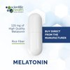 Scientific Health Solutions Melatonin 120mg | Single-Dose Melatonin in Easy-to-Swallow Capsules | Vegan, Non-GMO & Gluten-Free | US-Made Extra Strength Melatonin