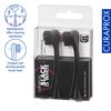 Curaprox Hydrosonic Black is White Activated Charcoal Electric Toothbrush Replacement Heads (2 Pack)
