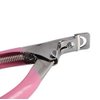 DNHCLL Pink Acrylic Nail Clipper False Nails Cutter Fake Nail Clippers Nail Tip Trimmer for Nail Art Professional Manicure Tools Clip Tool