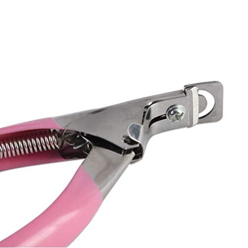 DNHCLL Pink Acrylic Nail Clipper False Nails Cutter Fake Nail Clippers Nail Tip Trimmer for Nail Art Professional Manicure Tools Clip Tool