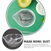 Zerodeko Face Mask Mixing Bowl Set DIY Facemask Mixing Tool Kit with Facial Mask Bowl Skin Care DIY Mixing Tool Kit with Spoon for Lady Women Girls