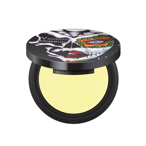 Voodoo Makeup Kiss of Sun Highlighter in Light - Cream to Powder Yellow Highlighter Makeup and Under Eye Brightener