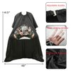 CM Barber Cape with Clear Window Salon Cape Hair Cutting Cover Hair Drape Waterproof Haircut Apron with Buckle for Barber Shop Salon Stylists Home DIY Hairdressing