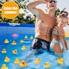 60PCS Rubber Duck - Bath Toys - Pool Toys - Mini Ducks Bulk for Kids Baby Shower Decorations Birthday Party Favors Gift Classroom Summer Beach Pool Activity Carnival Game (Yellow)