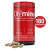 Oh!mino Oh! Nutrition Muscle Synthesis Activator, Electrolyte Capsules with Essential Amino Acids & 100mgs of Pharma-Grade Caffeine, Pre Workout, Post Workout for Men and Women, 180 Vegan Capsules