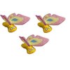 Yeowww! Duckyworld 100% Organic Flower Leaf Catnip Cat Toy Butterflies (3 Toys, Purple)