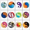 Ying Yang Temporary Tattoos - Set of 12