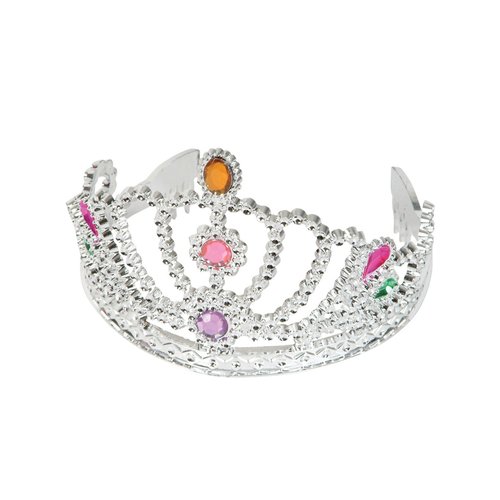 Rhode Island Novelty Pr COTIARH Rhinestone Tiara Pncess Crowns (12), Multi-Colored Pack