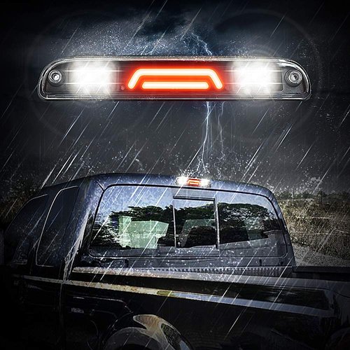 RANSOTO 3rd Third Brake Light Cargo LED Bar High Mount Lamp Stop Tail Light Compatible with 1999-2016 Ford F250 F350 F450 F550 Super Duty/Ranger/Mazda B-Series Replaces YC3Z13A613BA