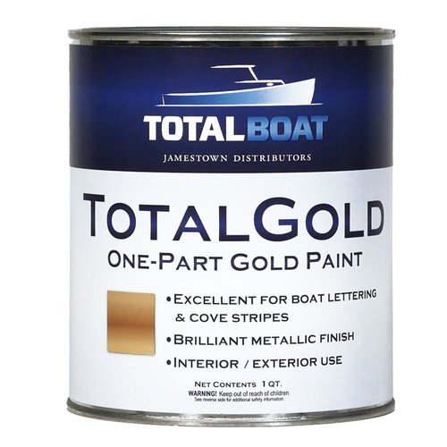 TotalBoat TotalGold Gold Metallic Paint (Quart), 32 Fl Oz (Pack of 1)