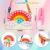 SCIONE Birthday Gifts for Girls, for Teens Kids Daughter Sister Her,Pop Purse Fidget Stress Release Toy, Rainbow Cloud Shoulder Bag Classroom Exchange Present,Cute Trendy Stuff