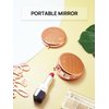 Getinbulk Gifts for Women, Personalized Compact Mirror, Unique Small Christmas Stocking Stuffers Gift for Her Mom Best Friends Teacher Sister Coworker Grandma (Rose Gold)