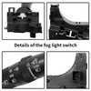 Multifunction Turn Signal Switch Combination Control | Replacement for 2006-2017 Chrysler Dodge & More | Replaces# CBS-1703 | Fog Light Control, Headlight Dimmer, High Beam Latching