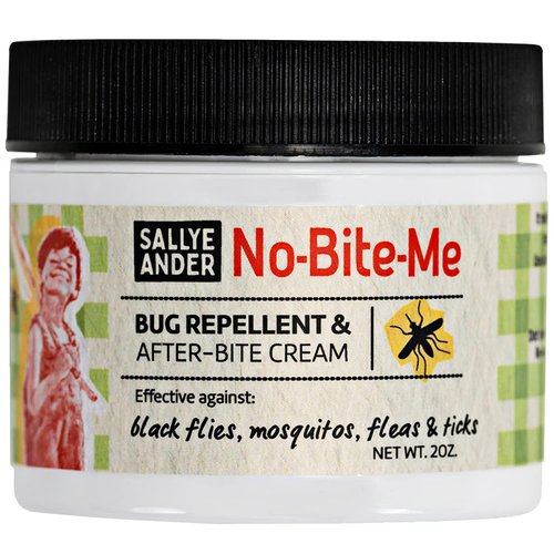 Sallye Ander No-Bite-Me - Repels Mosquitoes, Fleas, and Ticks - 2 oz - Organic Bug Repellent for Skin