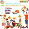 COUOMOXA Building Toys, 404 Pieces STEM Toys Kit Creative Construction Engineering Learning Set for 5, 6, 7, 8+ Year Old Boys&Girls Best Toy Gift for Kids |Take-A-Part Building Blocks