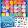 Bath Bombs for Kids with Surprise Marine Animals Inside, 20 Shell Kids Bath Bombs Gift Set, Handmade Bubble Bath Fizzes Bomb for Chrildren Birthday Christmas and Party Favor