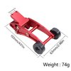 FACCNOY Adjustable Metal Wheelie Bar for 1/14 MJX Hyper Go 14210 14209 H14BM High Speed RC Brushless Remote Control Car Upgrades 14120 (Red)