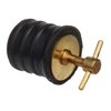 Seachoice Twist-Turn 1.25 in. Marine Boat Brass Drain Plug w/Neoprene Seal