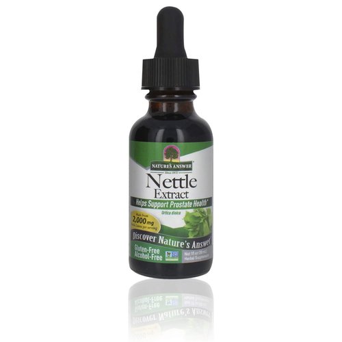 Nature&#39;s Answer Nettle Leaf Extract | Supports Prostate Function | Concentrated Dark Green Nettle...