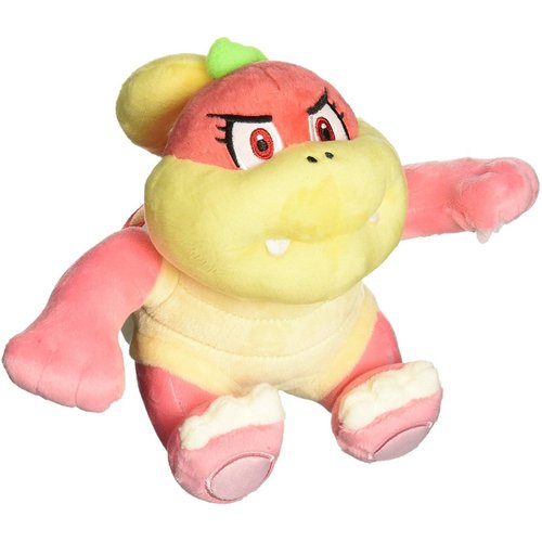 Little Buddy USA Super Mario All Star Collection Bun Bun/Pom Pom Stuffed Plush, Pink, Multicolor, 6"" l x 4.5"" w x 6.5"" h (1452)