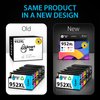 Smart Ink Compatible Ink Cartridge Replacement for HP 952XL 952 XL (5 Combo Pack) to use with OfficeJet Pro 8710 8720 8740 8715 8210 7740 7720 8700 8730 8725 (2 Black, Cyan, Magenta, Yellow)