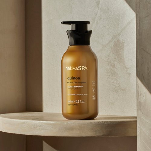 Nativa SPA by O Boticario Quinoa Hydrating Body Lotion, Fragranced Skin Moisturizer with Purified Quinoa Drops, 13.5 Ounce
