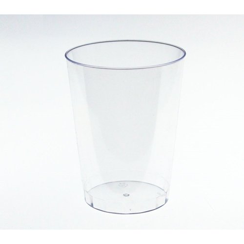 Exquisite 20 Count 10 Oz. Elegant Clear Plastic Cups - Crystal Clear Party Wedding Tumblers