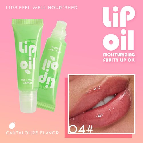 Easilydays Cantaloupe Lip Oil for Women, 04 Cantaloupe