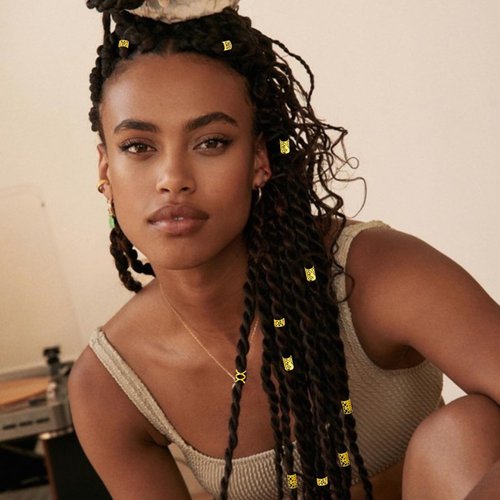 100 PCS Hair Clips Braids Gold Hair Jewelry for Braids Cuffs Multi Style Rings Adjustable Hair Beads for Women Men and Girls Braid Dreadlock Accessories