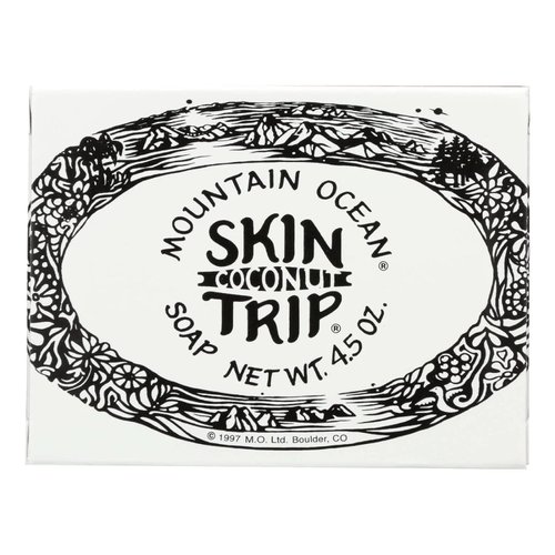 Mountain Ocean Coconut Oil Bar Soap Skin Trip, 4.5 Oz Gentle Cleansing Soap for Body, Natural Nourishment, and Hydration