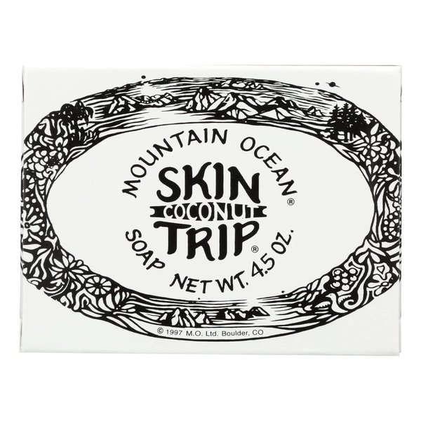 Mountain Ocean Coconut Oil Bar Soap Skin Trip, 4.5 Oz Gentle Cleansing Soap for Body, Natural Nourishment, and Hydration