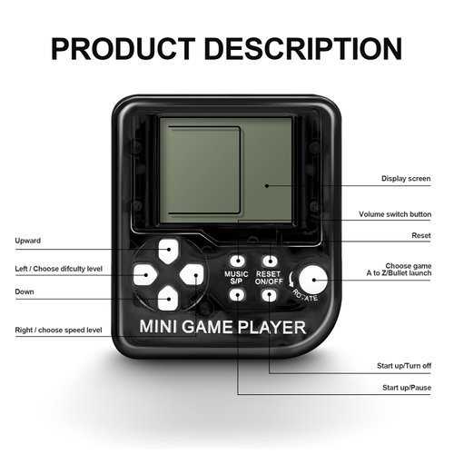 SSRMX 24Pcs Video Game Party Favors for Kids, Mini Game Keychain Arcade party favors Birthday Supplies Classroom Prizes for Boys and Girls