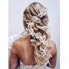CASDRE Starfish Bride Wedding Hair Vine Pearl Bridal Headpiece Beach Wedding Hair Accessories for Women and Girls(A Silver)