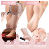 30 Pcs Foot File Dead Skin Foot Scrubber Remover Pedicure Double Sided Callus Heel Foot Scraper Professional Foot Exfoliator Feet Rasp for Smoothing Hard Rough Skin Kit, Pink, White, 7.87 x 1.77 Inch