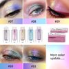 Multichrome Shimmer Liquid Eyeshadow White Pink Gold Colors, Sparkly Metallic Liquid Eyeshadow For Brown Eyes,Glitter Highlighter Makeup For Face /Body, Long Lasting Holographic Glitter Eyeshadows,#9