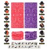 VANCROWN Headwear Wide Headbands Scarf Head Wrap Mask Neck Warmer (9PC.Paisley Series.1)