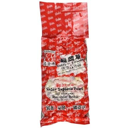 Rainbow Tapioca Pearls Boba Bubble Tea 2.2 lb by ADHealthyway