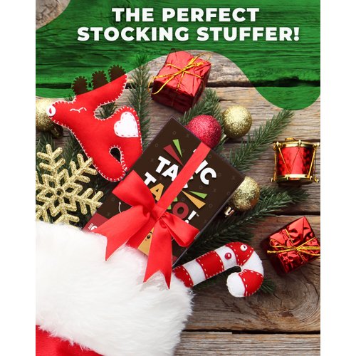 Slapburger Tic Tac Taco - Fun Family Game Night - Funny Card Games for Kids, Indoor Pastime for Parents, Siblings, Friends, and Preteens, Great Party for Groups and Gatherings - Ages 6+, 3-6 Players