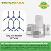 Techecook Side Brush Replacement for Eufy RoboVac side brushes 11S 12 15T 15C 25C 30 30C 35C 11S Max 15C Max 25C Max 30C Max G20 G30 G30 Edge G10 G30 Hybrid Eufy Robot Vacuum Replacement Parts - 6Pack