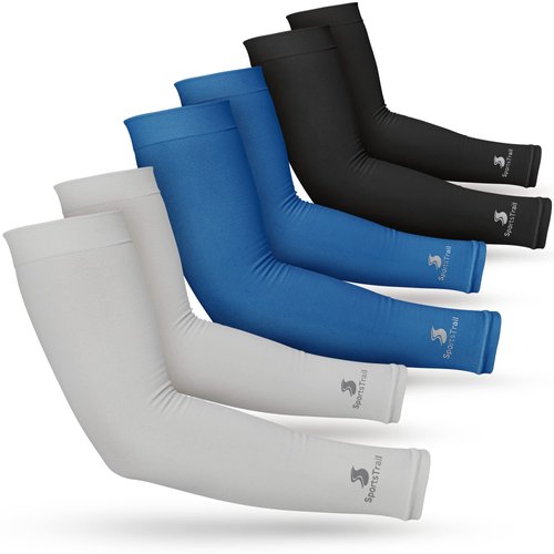 SportsTrail Cooling Arm Sleeves for Men & Women – Breathable, Moisture-Wicking Arm Sleeves for Women, Men & Kids