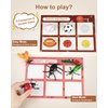 MOTGOM Sorting Toys for Toddlers - 54Pcs Learning Education Sorting Games, Animals Dinosaurs Insects Fruits Foods Vehicles Balls Farm Playset, Fine Motor Montessori Preschool Gift for 2+ Year Old Kids
