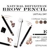 Alima Pure | Natural Definition Brow Pencil | Eyebrow Pencil | With Jojoba Oil | Eyebrow Makeup | Mineral Makeup | Brunette,.04 oz / 1.14 g