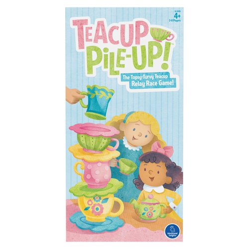 Educational Insights Teacup Pile-Up! Relay Game, Preschool Board Game, Gift for Kids Ages 4+