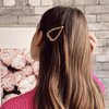Cptots 12 PCS Metal Snap Hair Clips Heart Shape Hair Barrettes for Women Non Slip Hair Clips For Thick and Thin Fine Hair,Black Brown Beige,1.9 x 1.1 Inches.