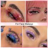 Canvalite Rhinestones for Face Colorful Face Gems Face Jewels AB & Clear Eye Hair Nail Gems Rhinestones with Quick Dry Makeup Glue, 1 Rhinestones Picker Wax Pen, 1 Tweezers for Nail Art Face Makeup