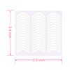 TailaiMei 1752 Pieces 3 Designs French Manicure Nail Art Stickers, Self-Adhesive Nail Tips Guides for DIY Decoration Stencil Tools (36 Sheets)