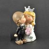 ENNAS Cute Bride and Groom Figurine Wedding Cake Topper Perfect Wedding Gifts