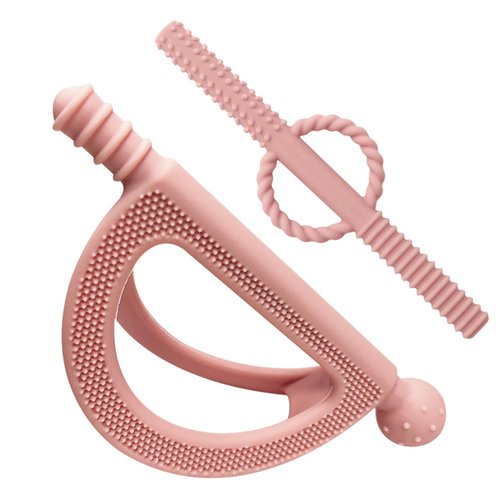 2 packTeething Toys for Babies 0-6,12,18 Months Infant,Silicone Baby Teether, Soothing Pain Relief, Chew Toy for Teething Baby