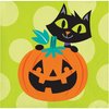 Creative Converting Friends of Halloween Beverage Napkins, 5", Multi-color