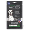 Happy Teeth Cheese & Charcoal Dental Dog Chews | Cheese Flavor with Activated Charcoal | Dental Chew | Protein Rich | Gluten Free - Lactose Free - Wheat Free - Soy Free| 2 Chews per Resealable Pouch